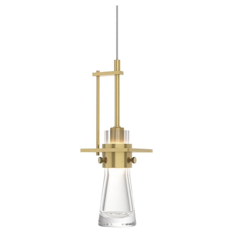 Erlenmeyer Large Low Voltage Mini Pendant Modern Brass