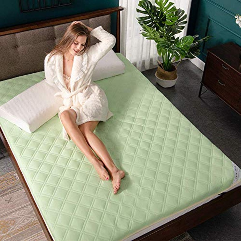 Floor Mattress Futon Mattress,Breathable Fold Futon,Thick Mattress,Double Japanese Sleeping Pad,Soft Futon Floor Mattress,Foldable Roll Up Floor Mattress/Gray / 100x200cm