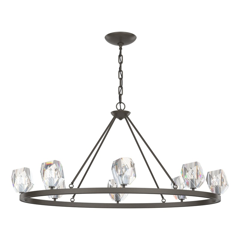 Gatsby 8-Light Chandelier Dark Smoke