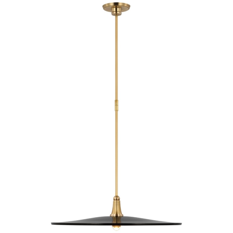 LED Pendant from the Truesdell Collection in Hand-Rubbed Antique Brass Finish by Visual Comfort Signature