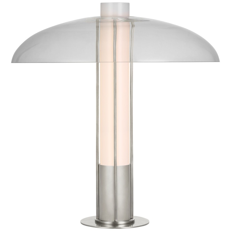 LED Table Lamp from the Troye Collection in Polished Nickel Finish by Visual Comfort Signature