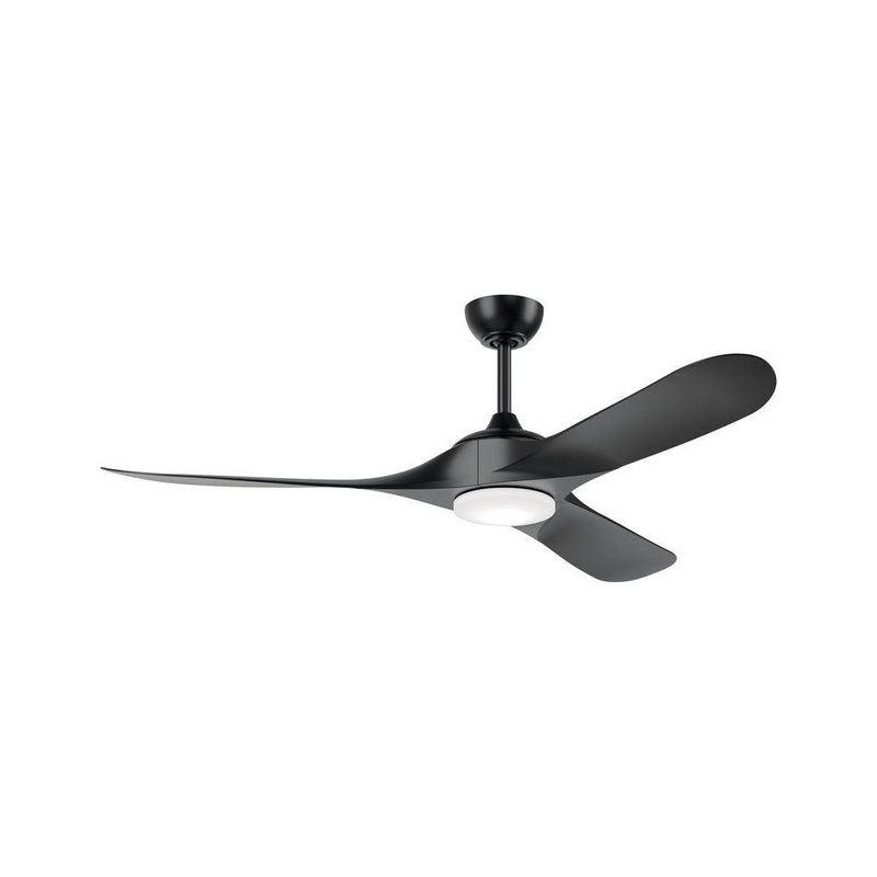 Mylo 60″ Weather+ Ceiling Fan Satin Black