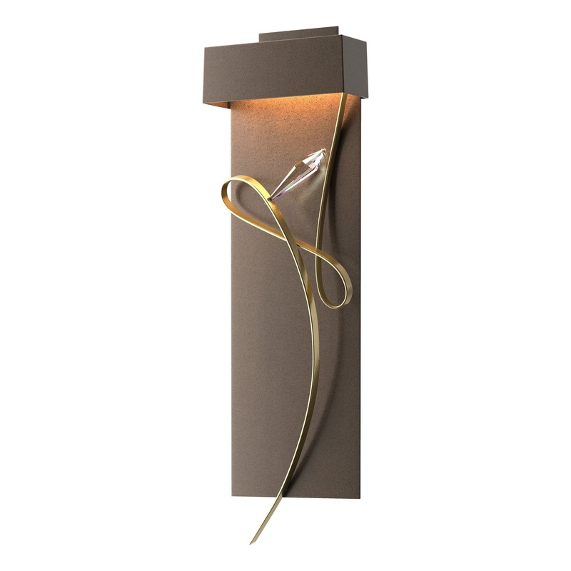 Rhapsody LED Sconce Bronze Modern Brass