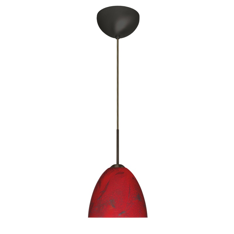 Besa 1BC-7572MA-LED-BR Sasha One Light Pendant Bronze (Discontinued)