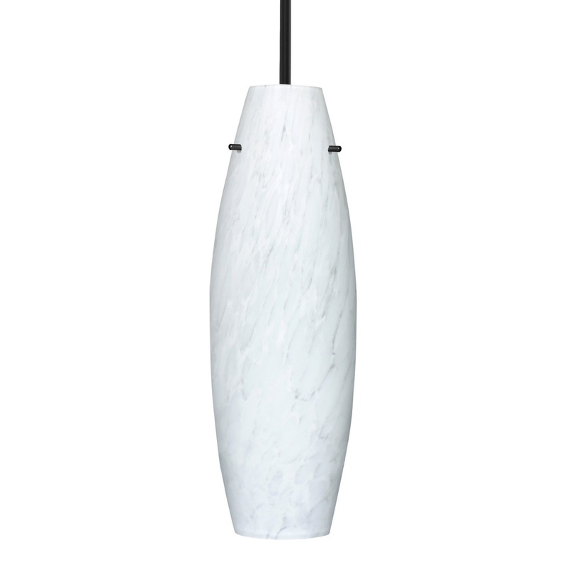 Besa 1TT-412719-LED-BK Besa Suzi 18 Stem Pendant LED Pendant Black