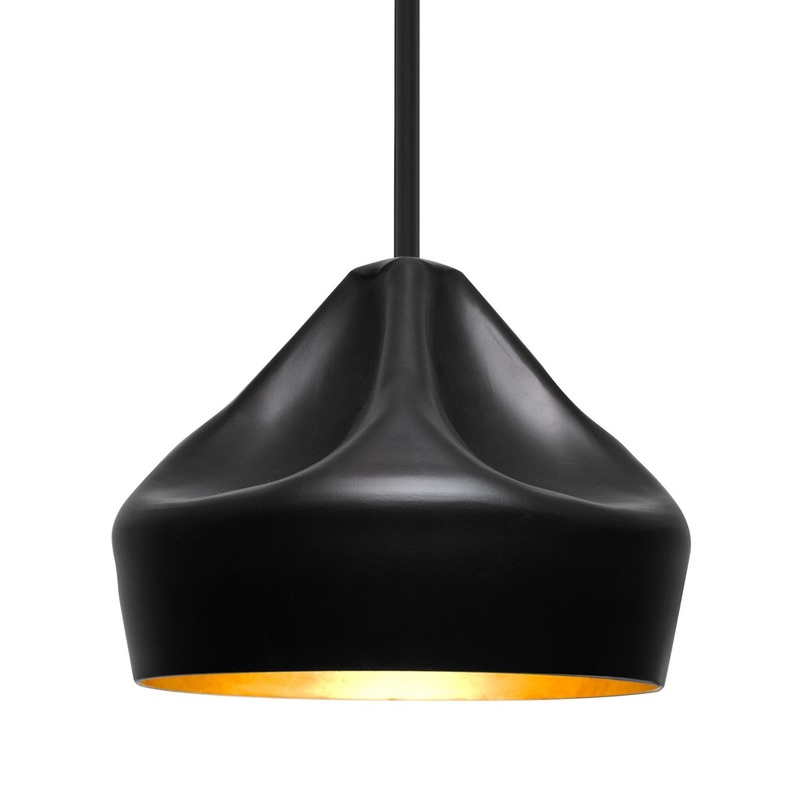 Besa 1TT-LOTUS-LED-BK Besa Lotus Stem Pendant LED Pendant Black