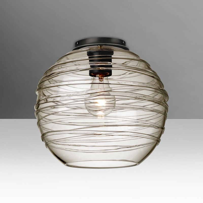 Besa 462702C-EDIL-BK Besa Wave 10 Ceiling LED Ceiling Mount Black