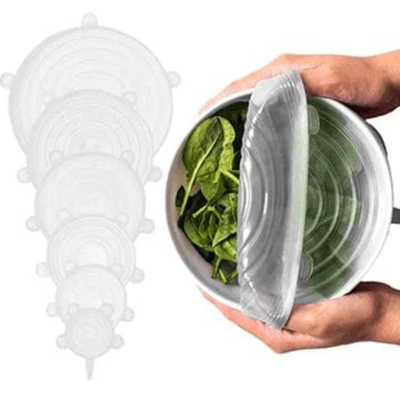 Cook Easy 6pcs Silicone Stretch Lids Set – 2 Pack