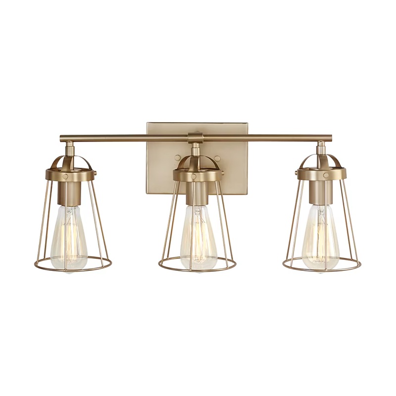 Dames Three Light Wall / Bath Satin Brass