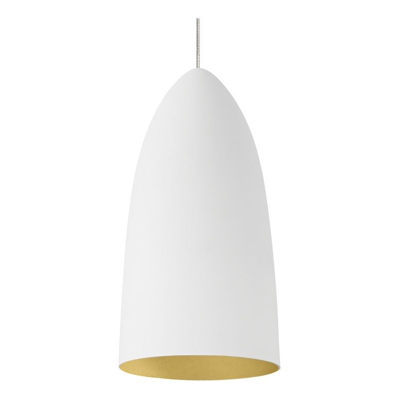 Mini Signal Pendant FreeJack Satin Nickel and Rubberized White/Gold None