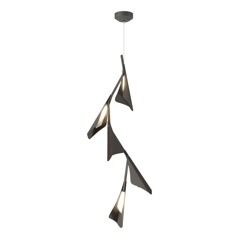 Plume 5-Light LED Pendant Natural Iron Oil Rubbed Bronze