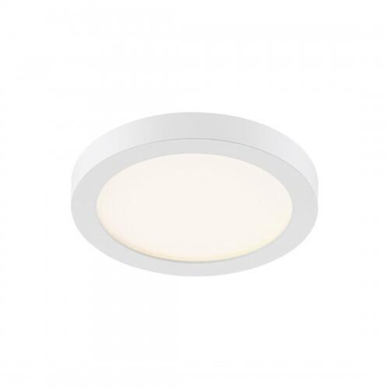 Quoizel OST1708W Outskirts Flush mount 7.5″d white Flush Mount