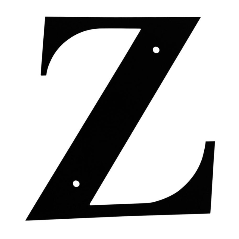 Village Wrought Iron LET-Z-S Letter Z Small