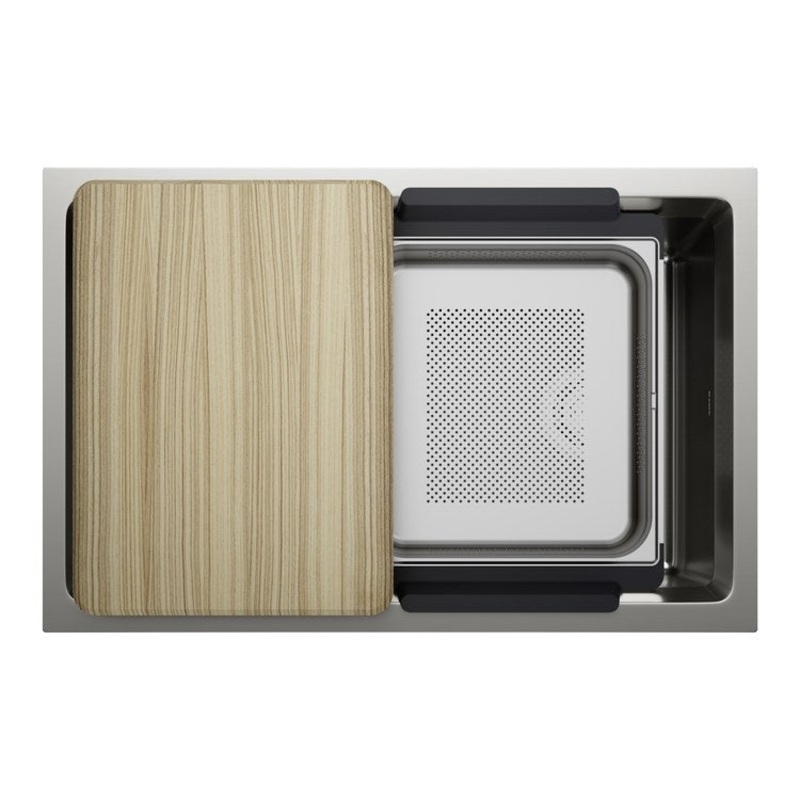 Workstation Inteos with Accessories 30 Inch Satin Polish Stainless Steel