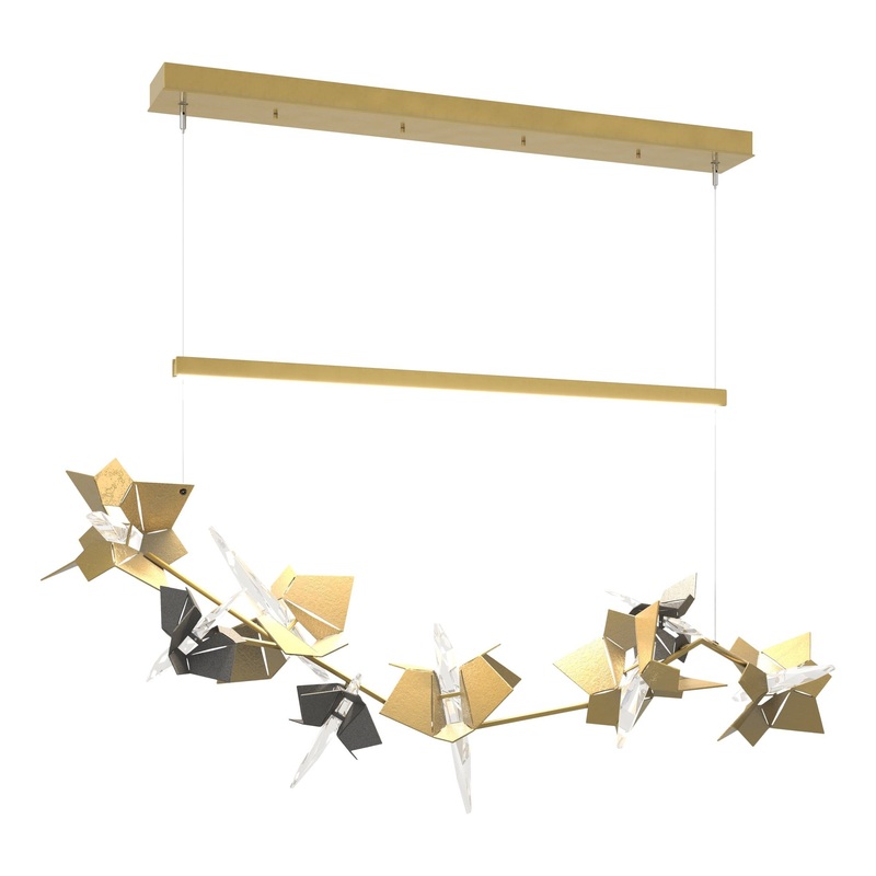 Belladonna LED Pendant Modern Brass Natural Iron