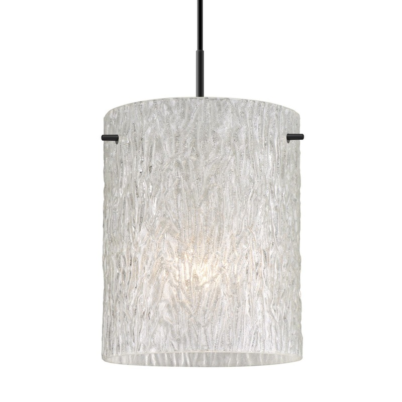 Besa 1JC-4006GL-LED-BK Besa Tamburo 8 Pendant LED Pendant Black