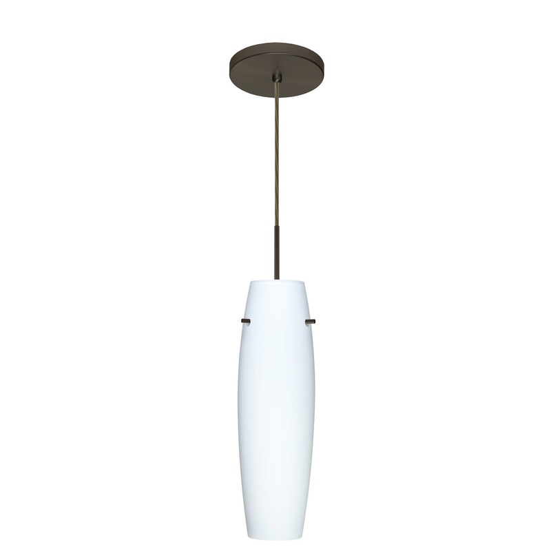 Besa 1JT-489707-LED-BR Suzi One Light Pendant Bronze