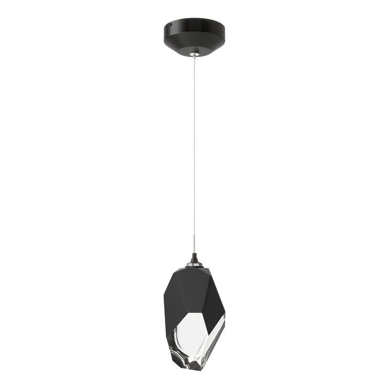 Chrysalis 1-Light Large Pendant Ink Black Crystal (BP)
