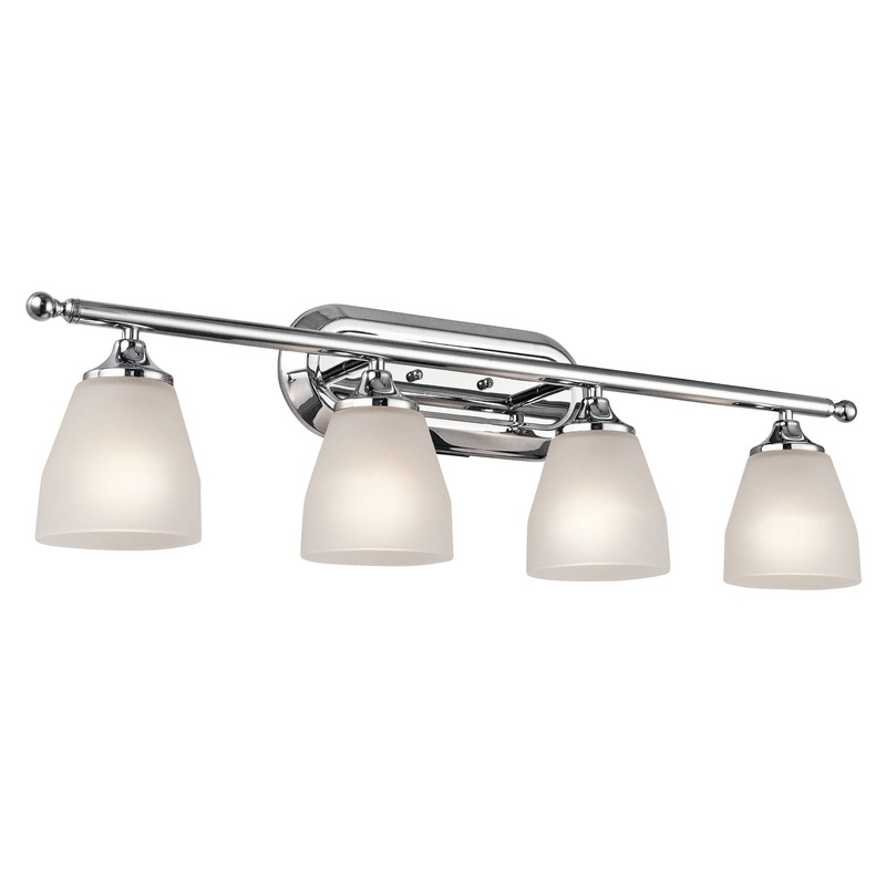 Four Light Bath from the Ansonia Collection in Chrome Finish by Kichler