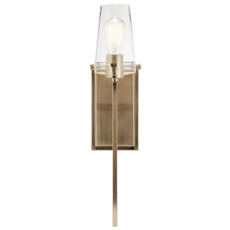 Kichler 45295CPZ One Light Wall Sconce, Champagne Bronze