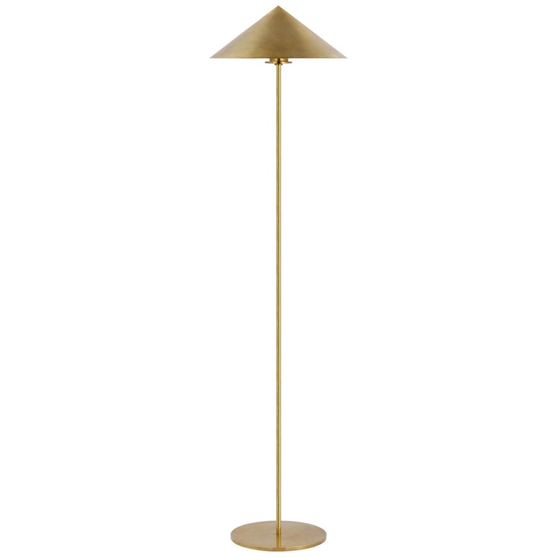 LED Floor Lamp from the Orsay Collection in Hand-Rubbed Antique Brass Finish by Visual Comfort Signature