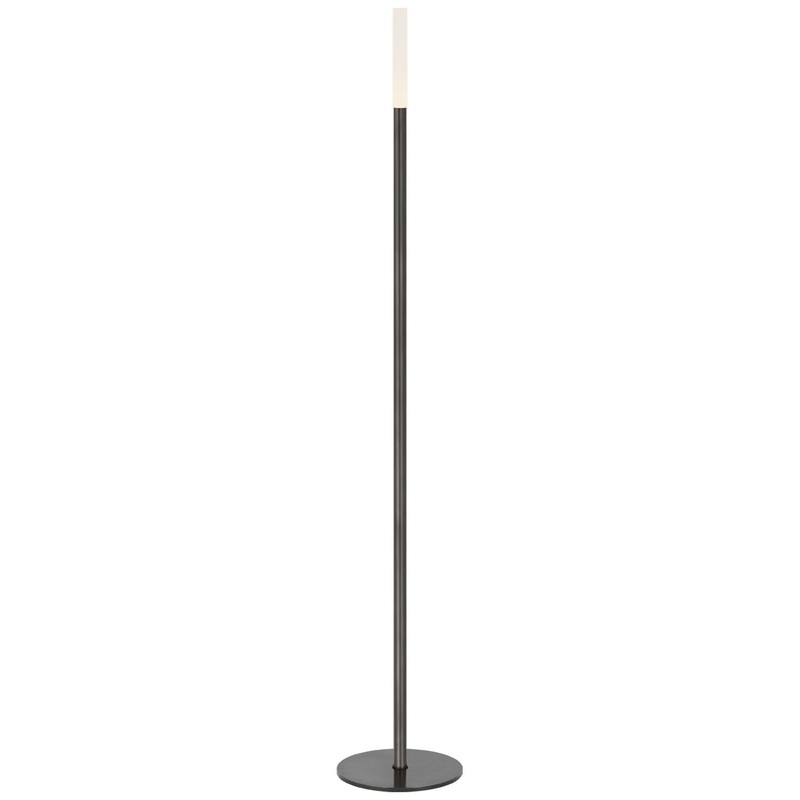 LED Floor Lamp from the Rousseau Collection in Bronze Finish by Visual Comfort Signature