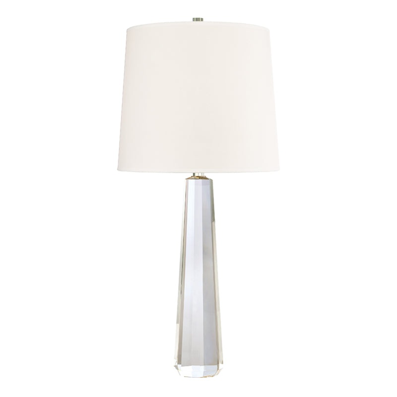 One Light Table Lamp from the Taylor Collection in Polished Nickel Finish by Hudson Valley