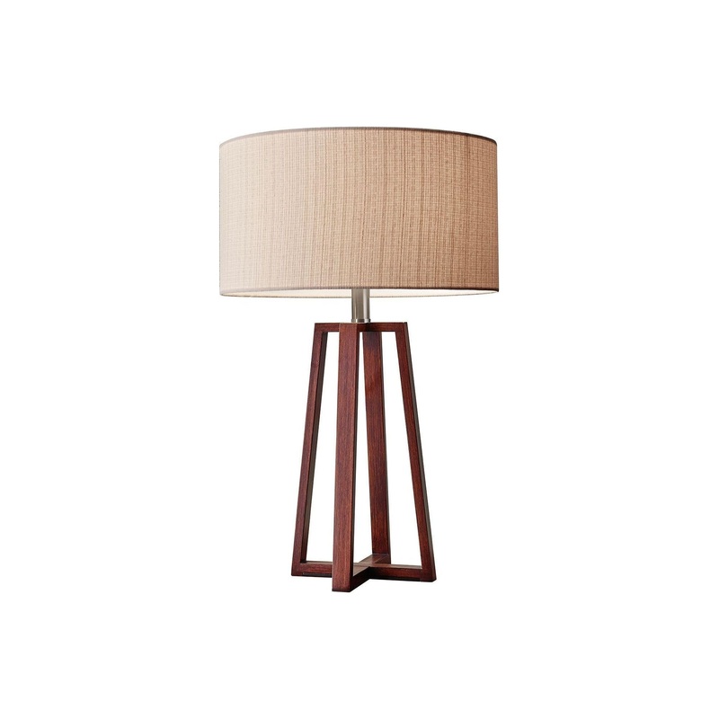 Quinn Table Lamp Walnut Birch Wood