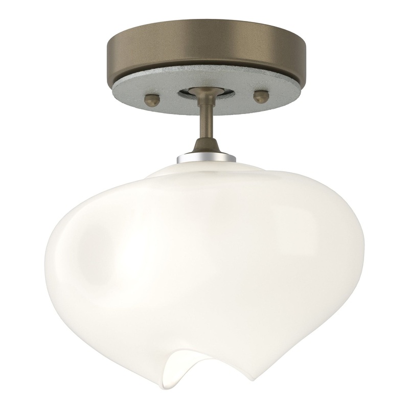 Ume 1-Light Semi-Flush Soft Gold Vintage Platinum