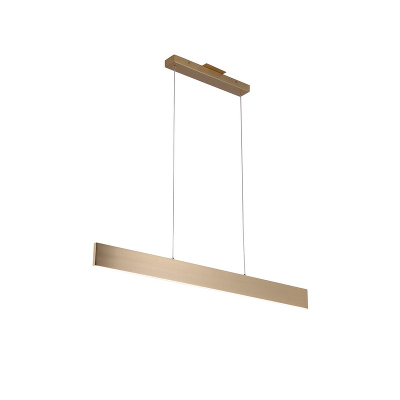 Zola LED Pendant Brushed Brass