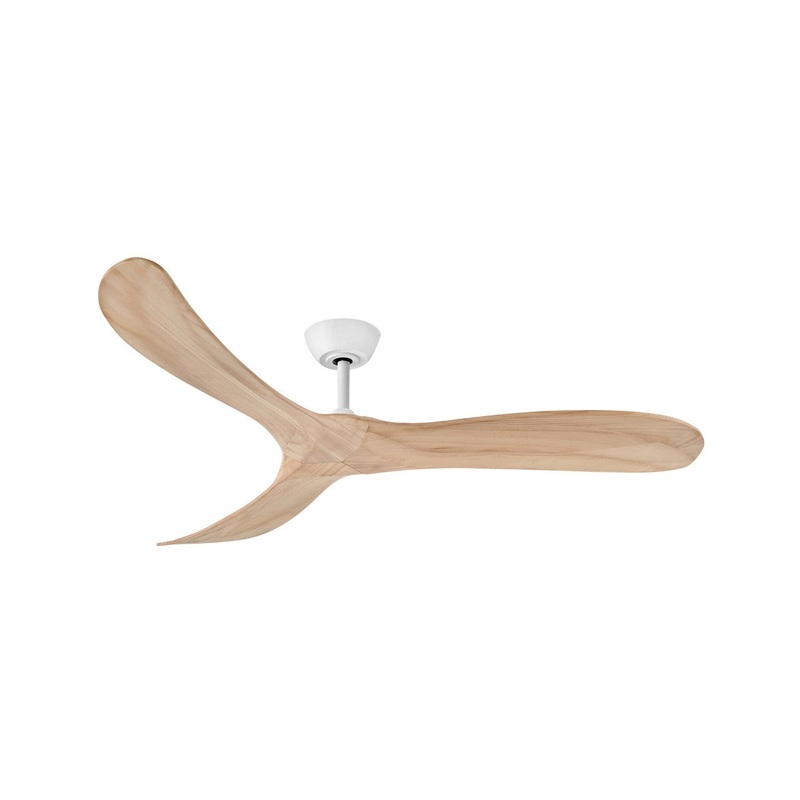 60″ Ceiling Fan from the Swell Collection in Matte White Finish by Hinkley