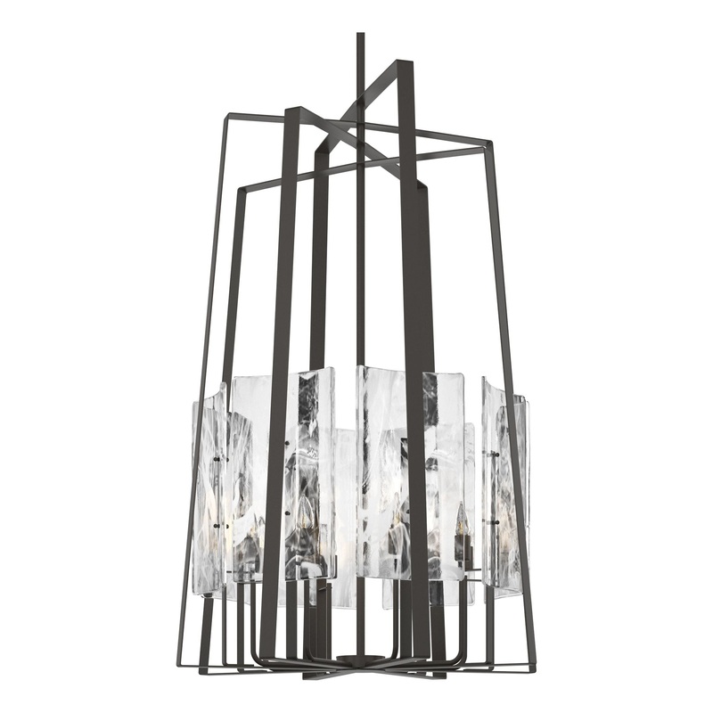 Arc 8-Light Tall Pendant Dark Smoke