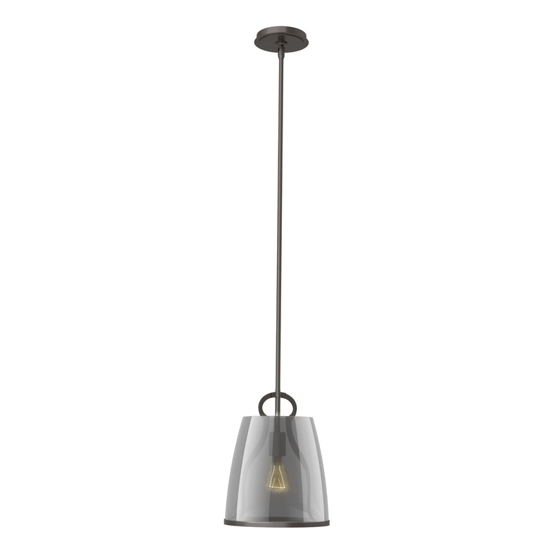Caliper Pendant Oil Rubbed Bronze Plated Smoke Glass (PS)