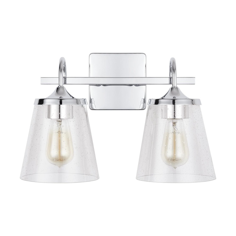 Capital Lighting 139122CH-496 Jayne 2 Light Vanity Chrome