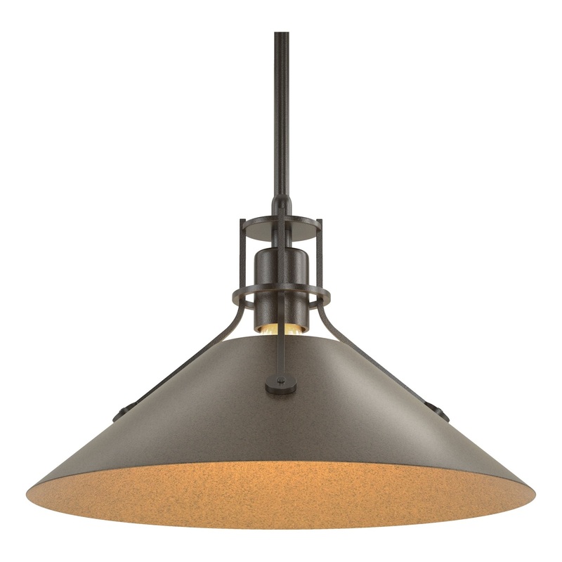 Henry Medium Steel Shade Pendant Oil Rubbed Bronze Bronze