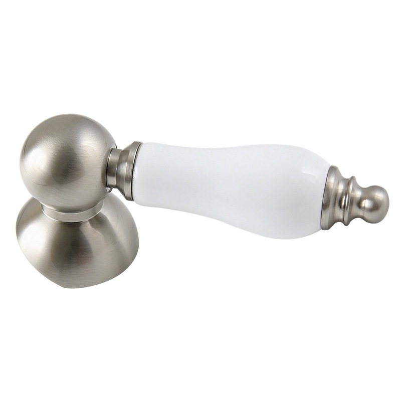 KSH3818PL Porcelain Lever Handle, Brushed Nickel