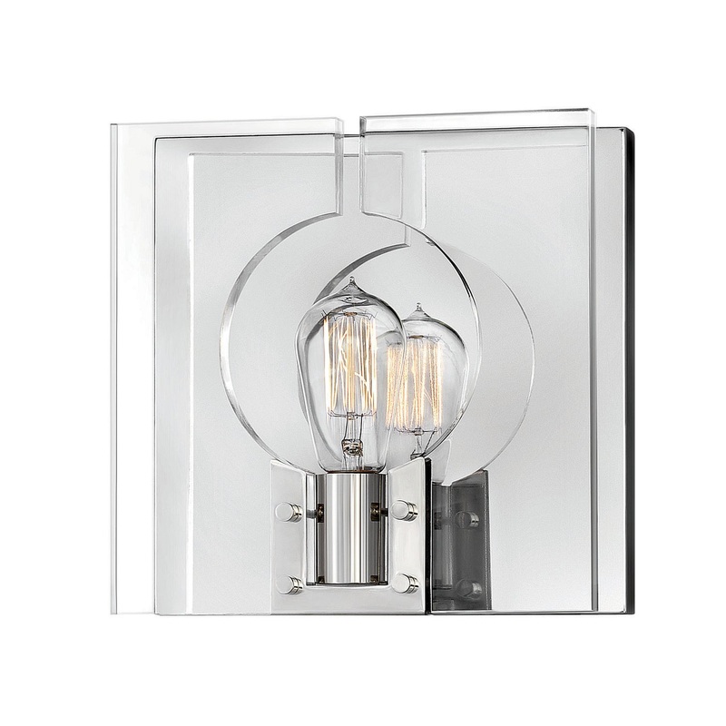 LED Wall Sconce from the Ludlow Collection in Polished Nickel Finish by Hinkley