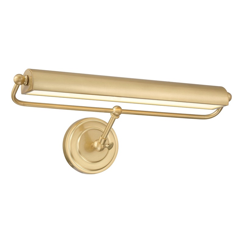 LED Wall Sconce from the Miller Collection in Aged Brass Finish by Crystorama