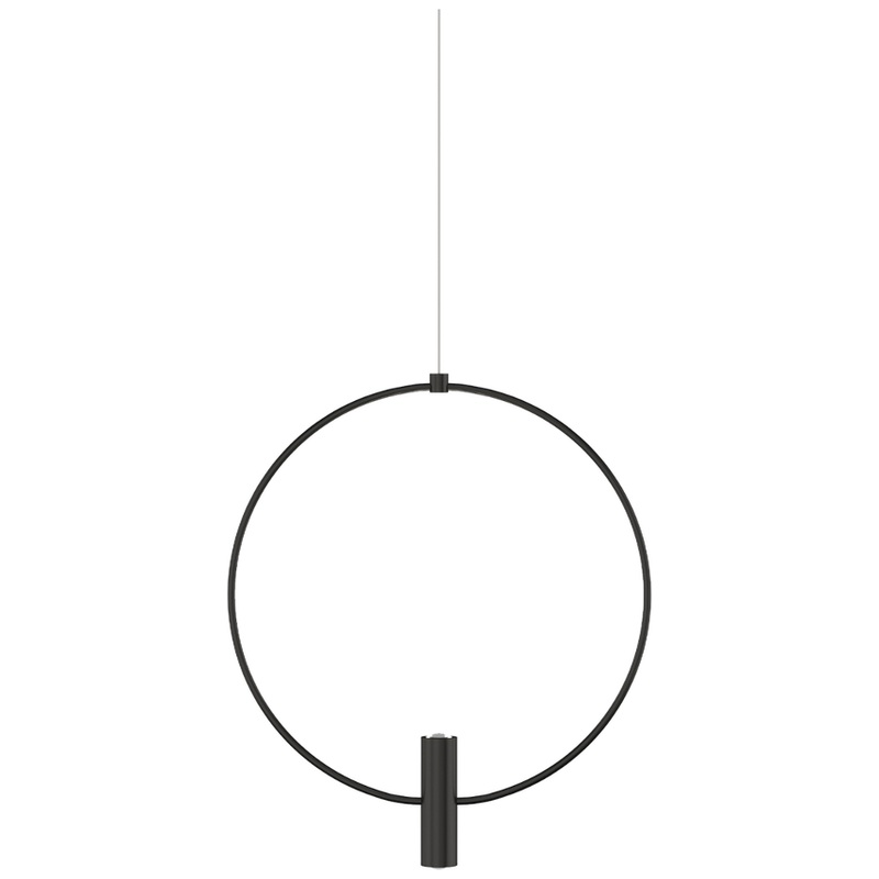 Mini Layla 13 Pendant MonoPoint Nightshade Black