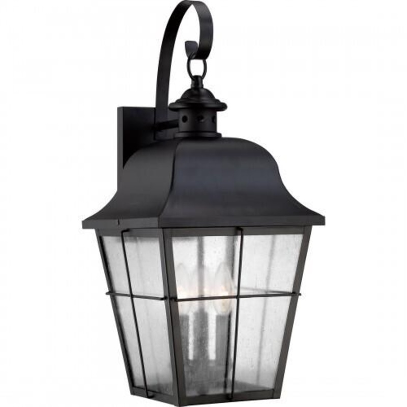 Quoizel MHE8410K Millhouse Outdoor wall mystic blck Outdoor Lantern