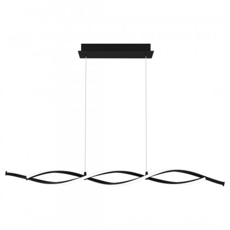 Quoizel PCNPT138MBK Newport Linear chandelier led light matte black Island Light