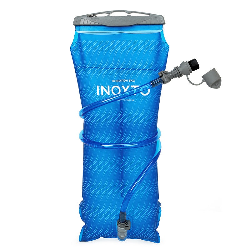 1.5L Blue Hydration Bladder – Foldable Water Bag for Cycling, Running, Hiking, and Outdoor Sports