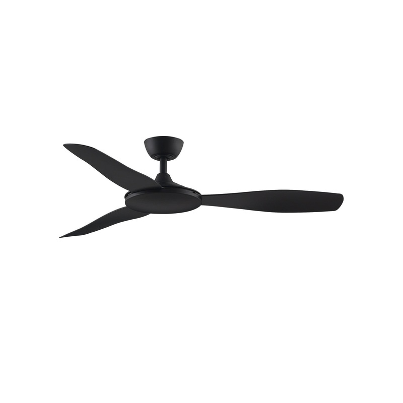 52″ 3-blade GlideAire 52″Ceiling Fan by Fanimation (Damp Rated) 52″ Black/Black