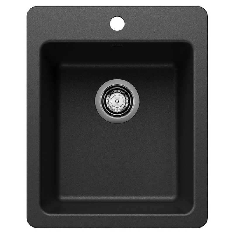 Bar Sink Liven 20.5 x 17 Inch 1 Bowl 1 Hole Anthracite Undermount/Drop In
