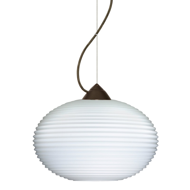 Besa 1KX-491307-BR Pape One Light Pendant Bronze