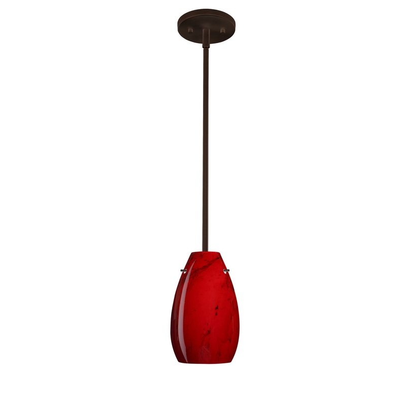 Besa 1TT-4126MA-BR Pera One Light Pendant Bronze