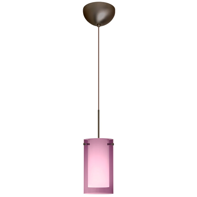 Besa 1XC-A44007-BR Pahu One Light Pendant Bronze