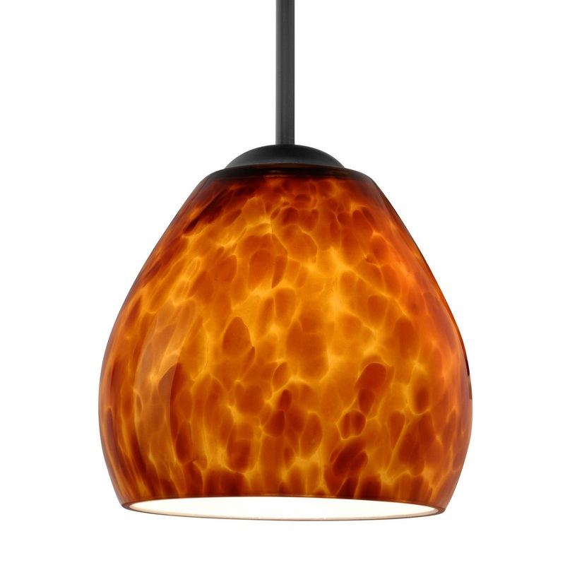 Besa B-412218-MED-BK Besa Bolla Pendant One Light Pendant Black