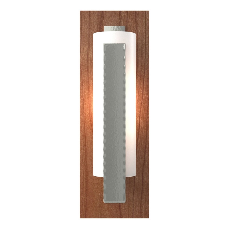 Forged Vertical Bar Sconce Sterling Cherry