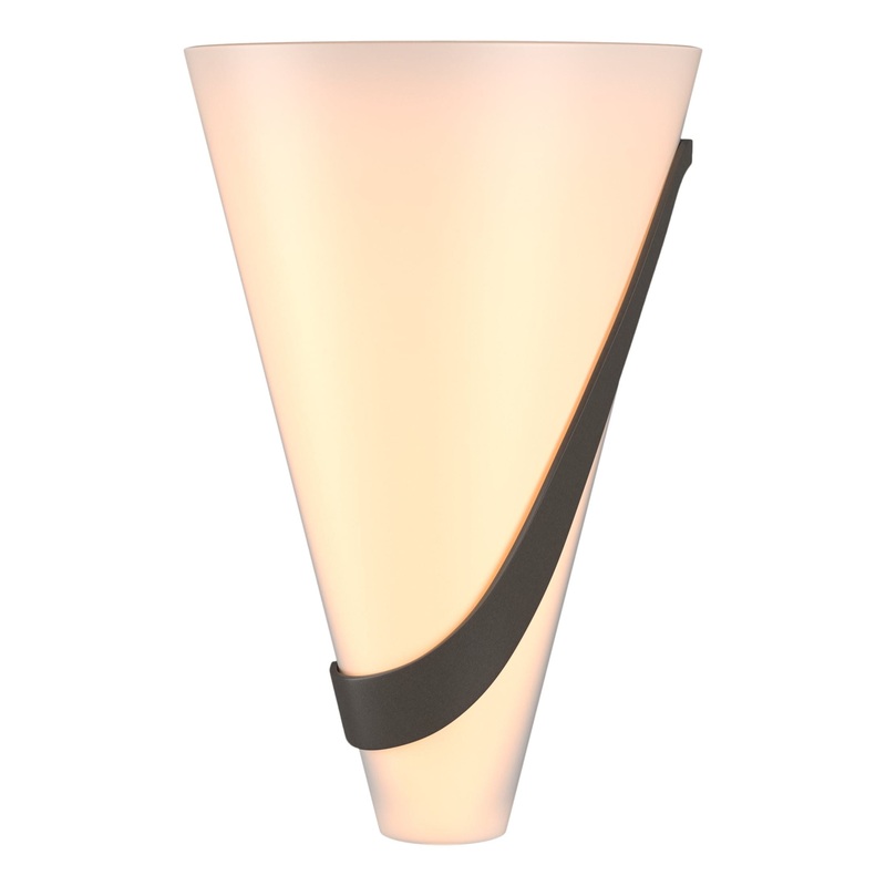 Half Cone Sconce Dark Smoke Right